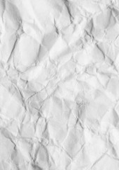 abstract background of crumpled white paper