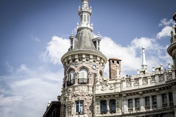 Fototapeta na wymiar Image of the city of Madrid, its characteristic architecture