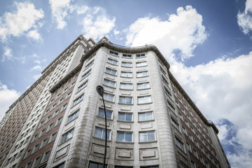 Fototapeta premium Image of the city of Madrid, its characteristic architecture