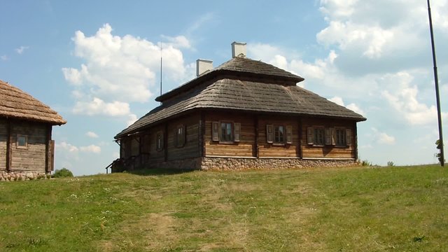Old house Kosava village, Belarus.
