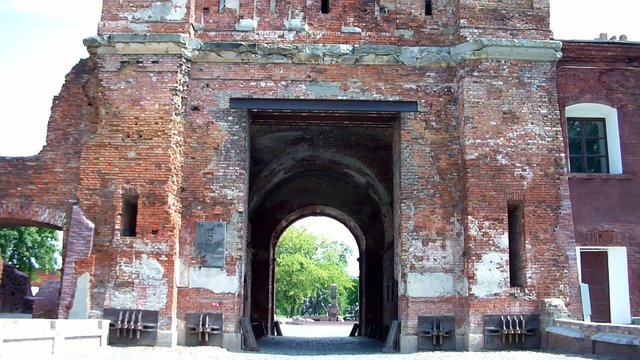 Terespol gate at the Brest Fortress in Brest