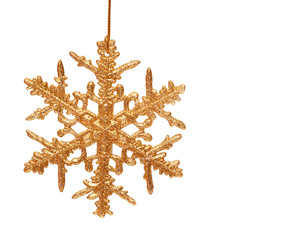 Gold snowflake
