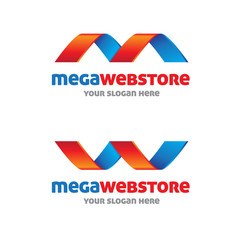 M W Letter Logo