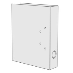 cartoon image of file - document