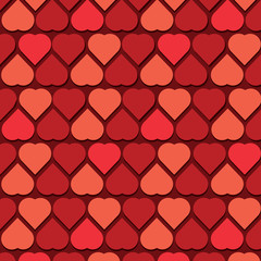 Fototapeta premium Background - Hearts Pattern