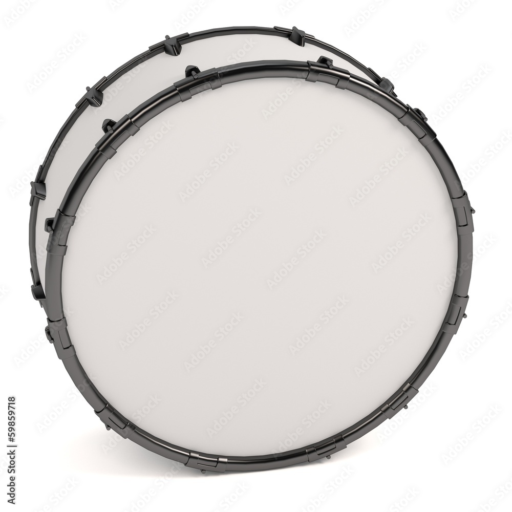 Wall mural realistic 3d render of drum