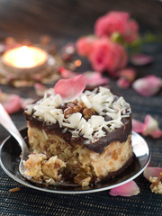 Chocolate and nuts cake