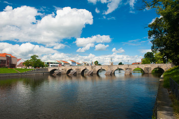 Fototapeta na wymiar Bridge in Pisek