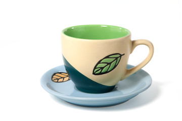 Colorful  tea cup