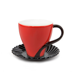Red Cup on the white background (isolated)