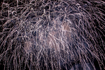 Background of fireworks