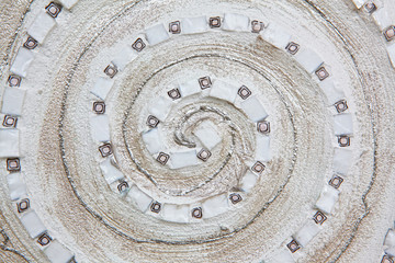 White mandala close-up