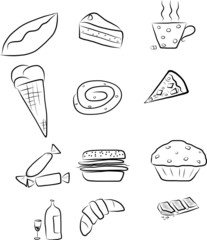 suite of products for cafe