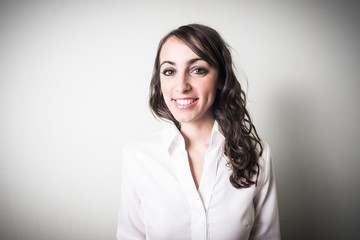Obraz premium beautiful young businesswoman