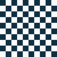 Navy Blue and White Checkers on Textured Fabric Background