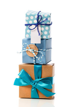 Stack Of Handcraft Gift Boxes