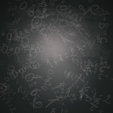 Abstract Vector Background. Dirty Blackboard.