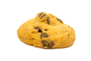 cookies with chocolate isolated