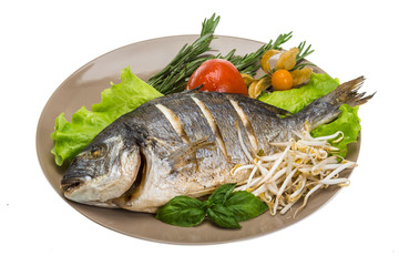 Grilled dorada