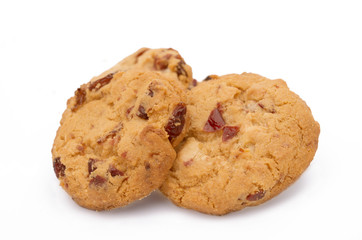 cookies with cranberries and chocolate