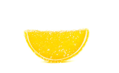 jelly slices isolated