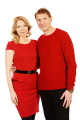 couple in red