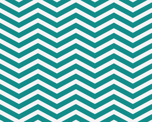 Dark Teal and White Zigzag Textured Fabric Background