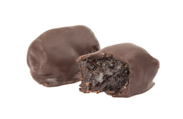 chocolate candy isolated