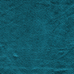 green-blue crumpled  fabric texture