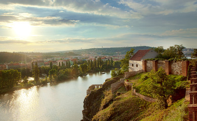 Fototapeta na wymiar Praga Panorama