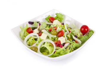 vegetable salad healthy and balanced diet, creative cuisine