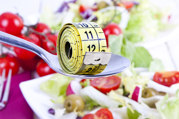 Tape bottom food vegetable healthy diet