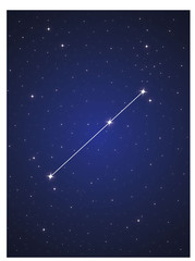 Obraz na płótnie Canvas Constellation Dorado