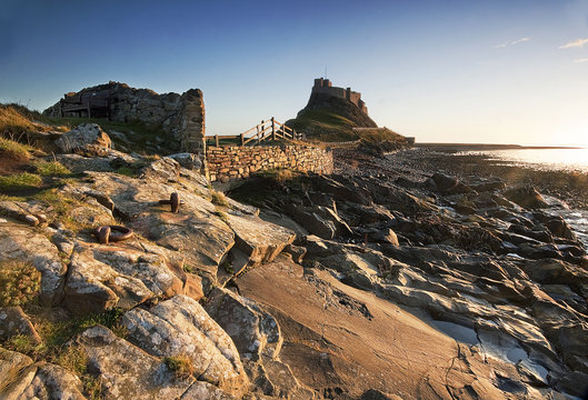 Lindisfarne Castle On Holy Island