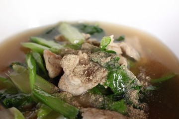 Fried noodle and gravy