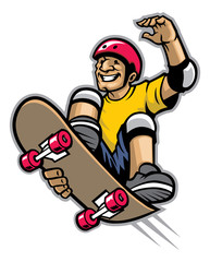skater doing skateboard trick