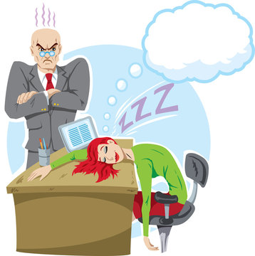 Sleeping on the job