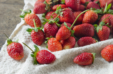 red strawberries