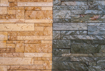 Modern stone wall for interior