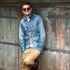 Obraz premium Hipster style guy