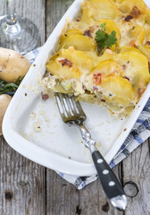 Fresh made Potato Gratin