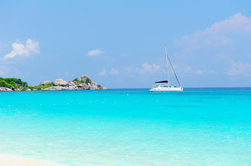 Superb Clear Water and White Pearl Beach