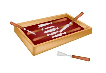 Set of Carving Tools in A Box