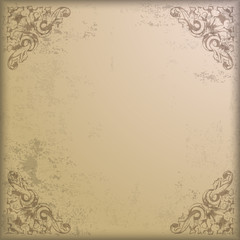 Vintage Background Edge Ornaments