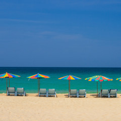 Beautiful beach at Patong beach , Phuket