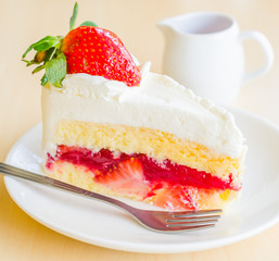Cake strawberry