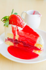 Cake strawberry