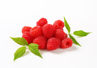 Fresh raspberries