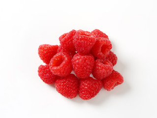 Fresh raspberries