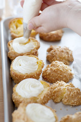 シュークリーム作り